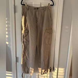 Women’s Tan Cargo Pants